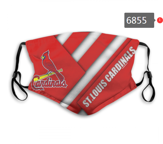 St.Louis Cardinals Face Mask 06855 Filter Pm2.5 (Pls Check Description For Details) St.Louis Cardinals Mask